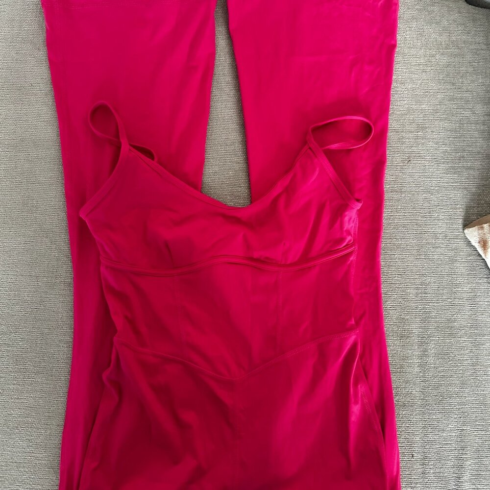 JoyLab Hot Pink One-Piece Workout Jumpsuit – Size Medium